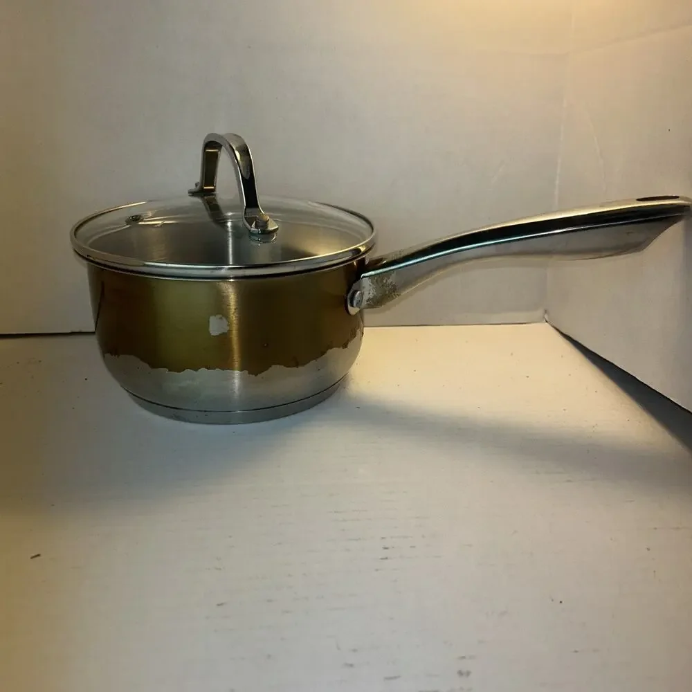 PARINI COPPER 3 QUART SAUCE PAN NON-STICK COATING PTFE & PFOA FREE